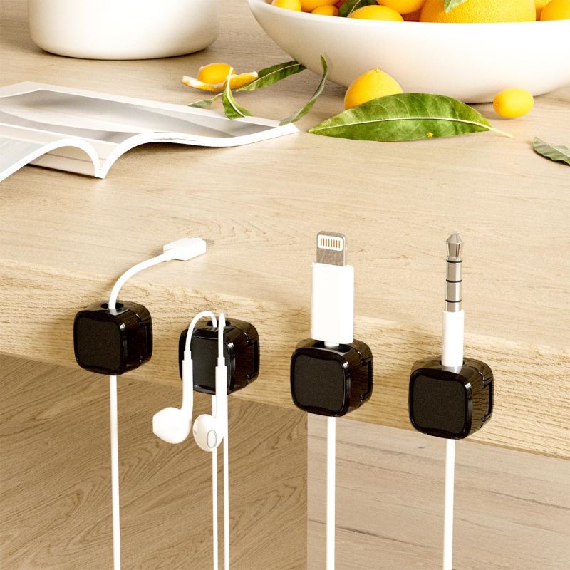 Magnetic Cable Organizer (6-Pack) – Keep Your Cables Neat & Accessible