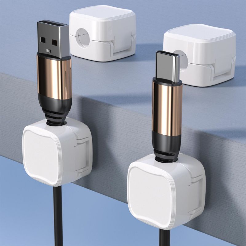 Magnetic Cable Organizer (6-Pack) – Keep Your Cables Neat & Accessible