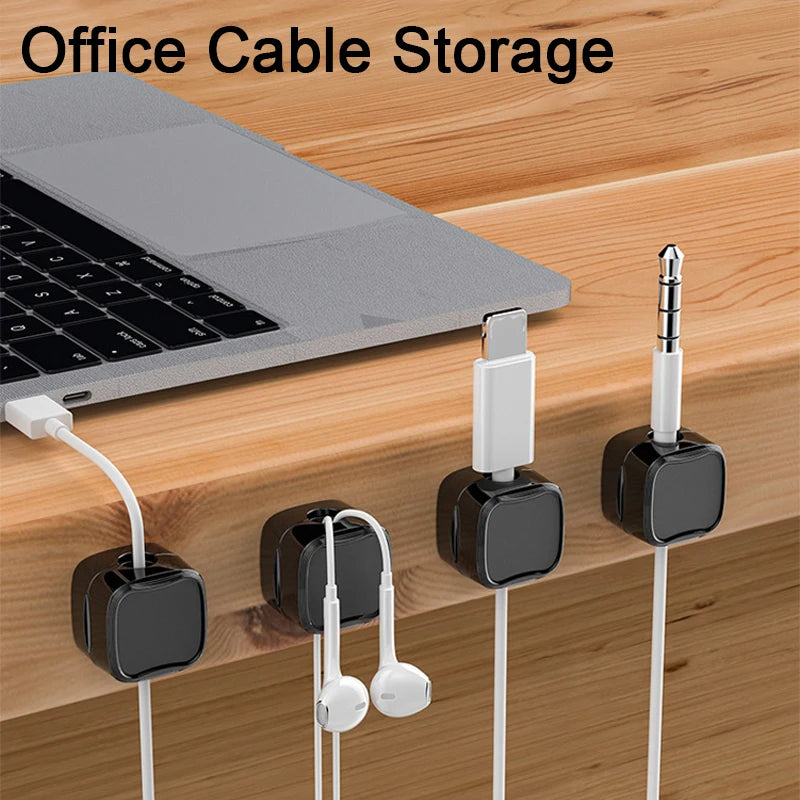 Magnetic Cable Organizer (6-Pack) – Keep Your Cables Neat & Accessible
